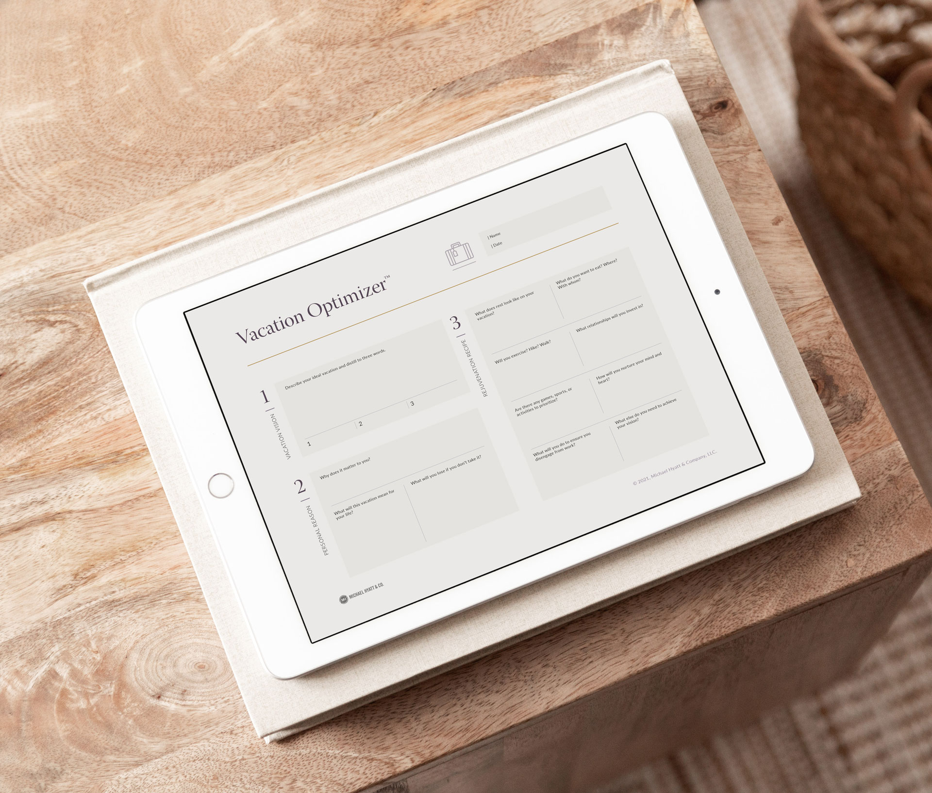 Michael Hyatt's Vacation Optimizer